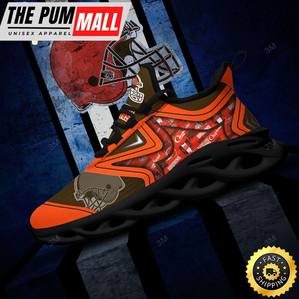 Cleveland Browns NFL Clunky Shoes Running Adults Sports Sneakers Gift For Football