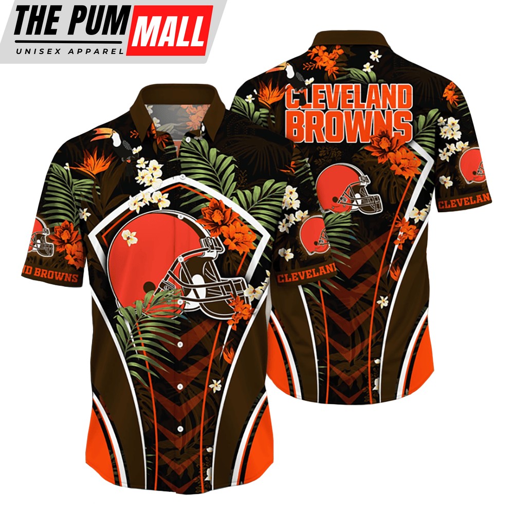 Cleveland Browns NFL Flower Tropical Hawaiian Shirt