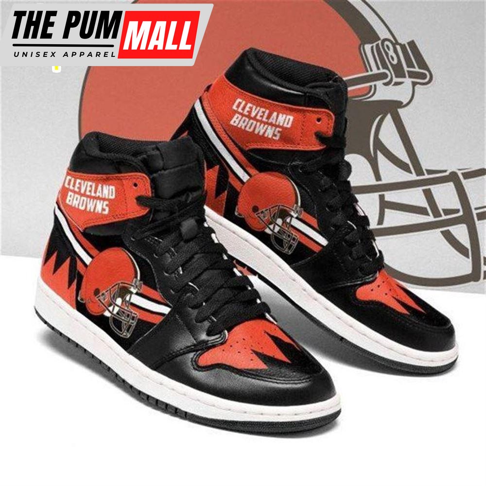 Cleveland Browns Nfl Football Air Jd Sneaker Boots Shoes For Men Women