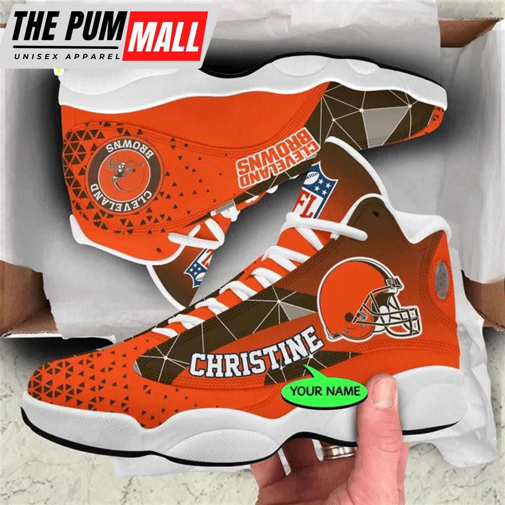 Cleveland Browns NFL Personalized Jordan 13 Shoes Gift For Fans Sport