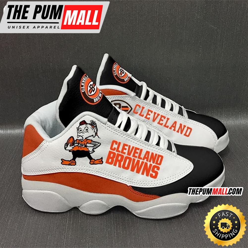 Cleveland Browns Nfl Ver 1 Air Jd 13 Sneaker