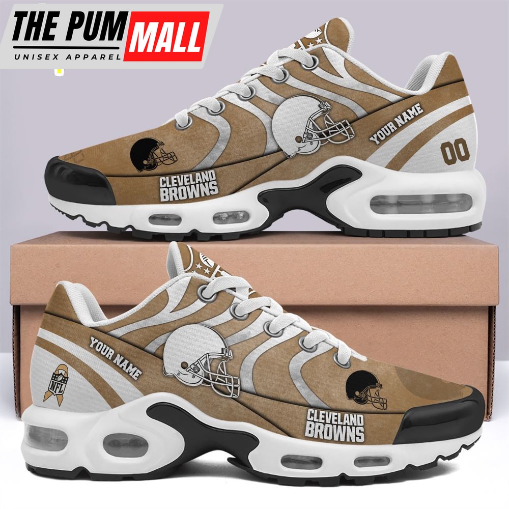 Cleveland Browns TN Shoes Custom Your Name And Number Max Plus Shoes