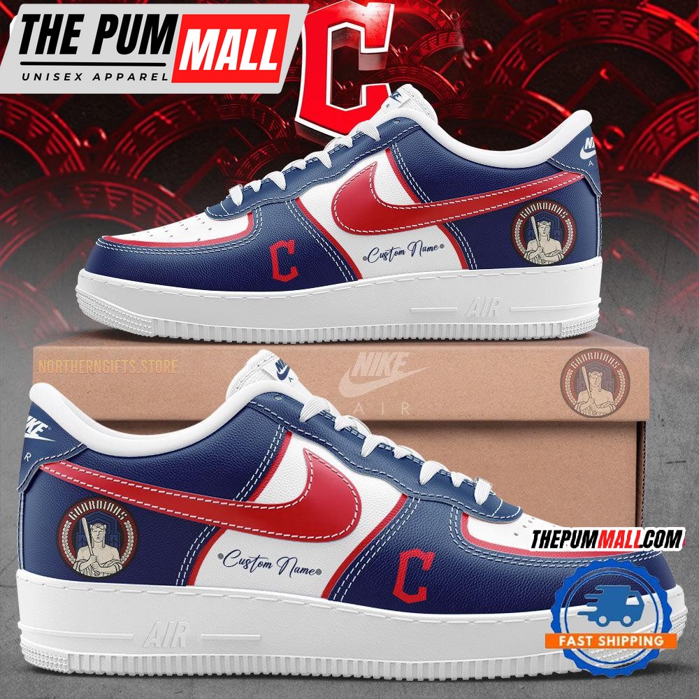 Cleveland Guardians ALCS 2024 Guard The Land Air Force 1 Shoes Sneaker