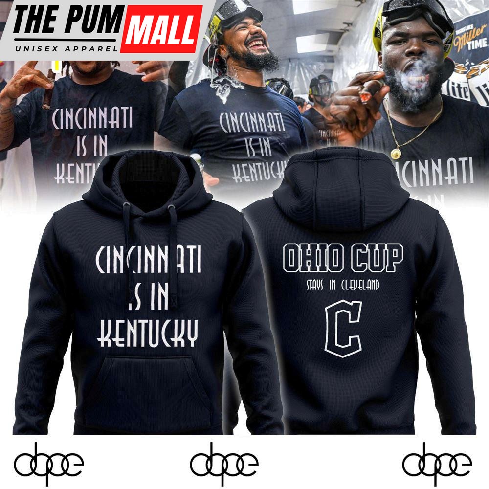 Cleveland Guardians ” Cincinnati Is In Kentucky ” Hoodie