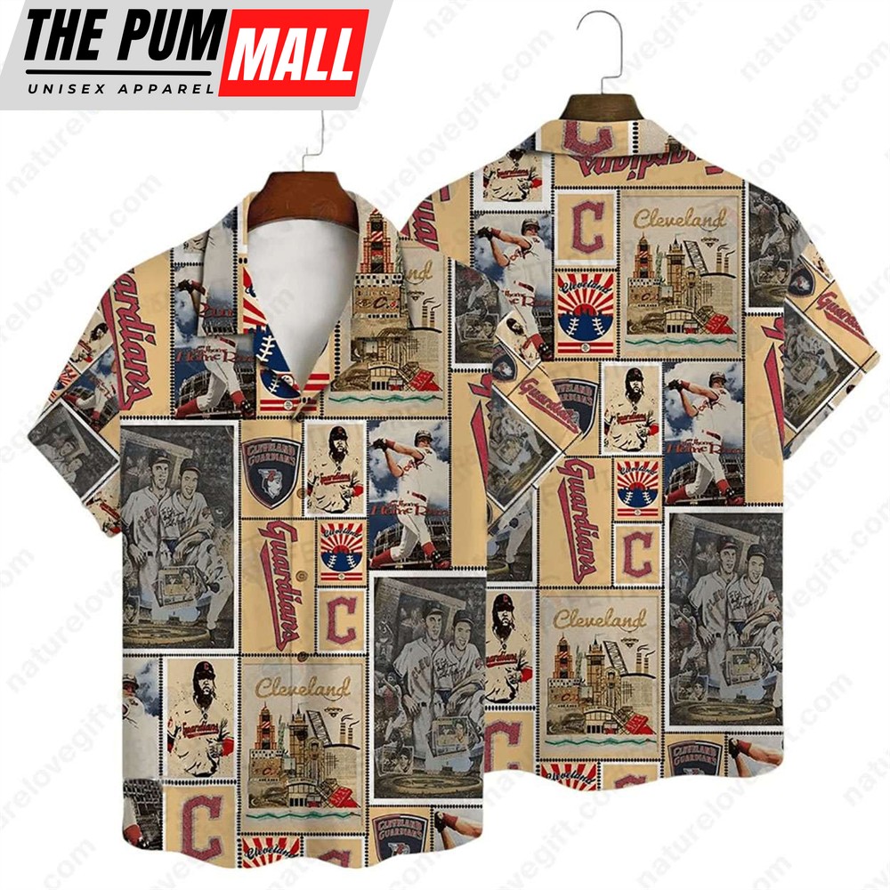 Cleveland Guardians Legends Baseball MLB Vintage Hawaiian Shirt
