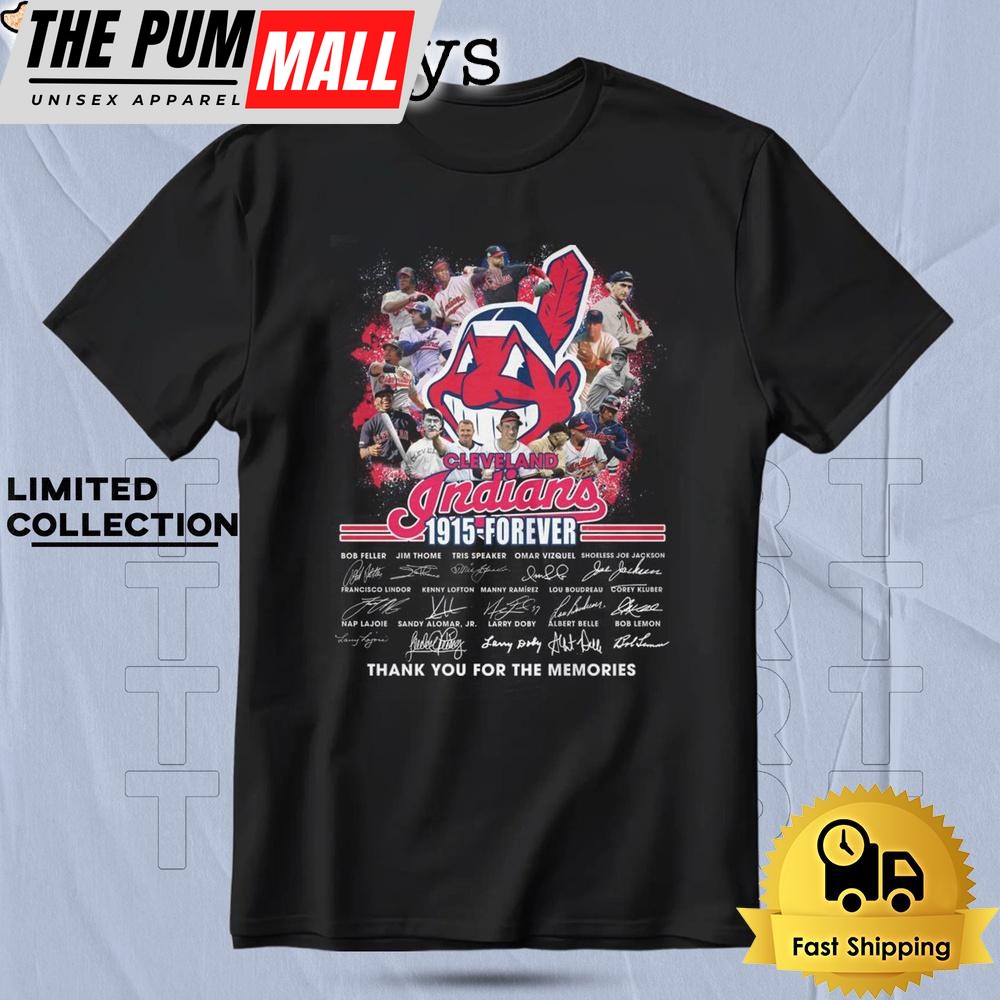 Cleverland Indians Thank You For The Memories T Shirt