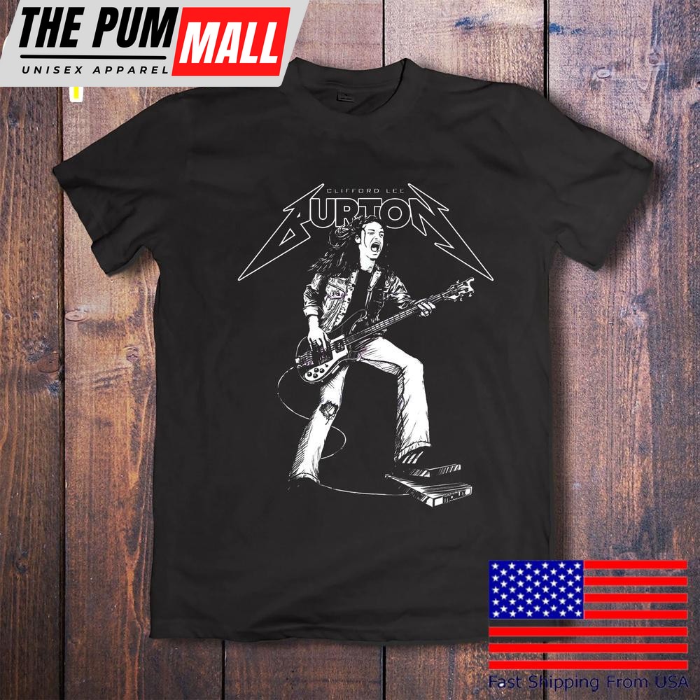 Cliff Burton Live Tribute Long Sleeve Shirt Morley Pedal T-Shirt