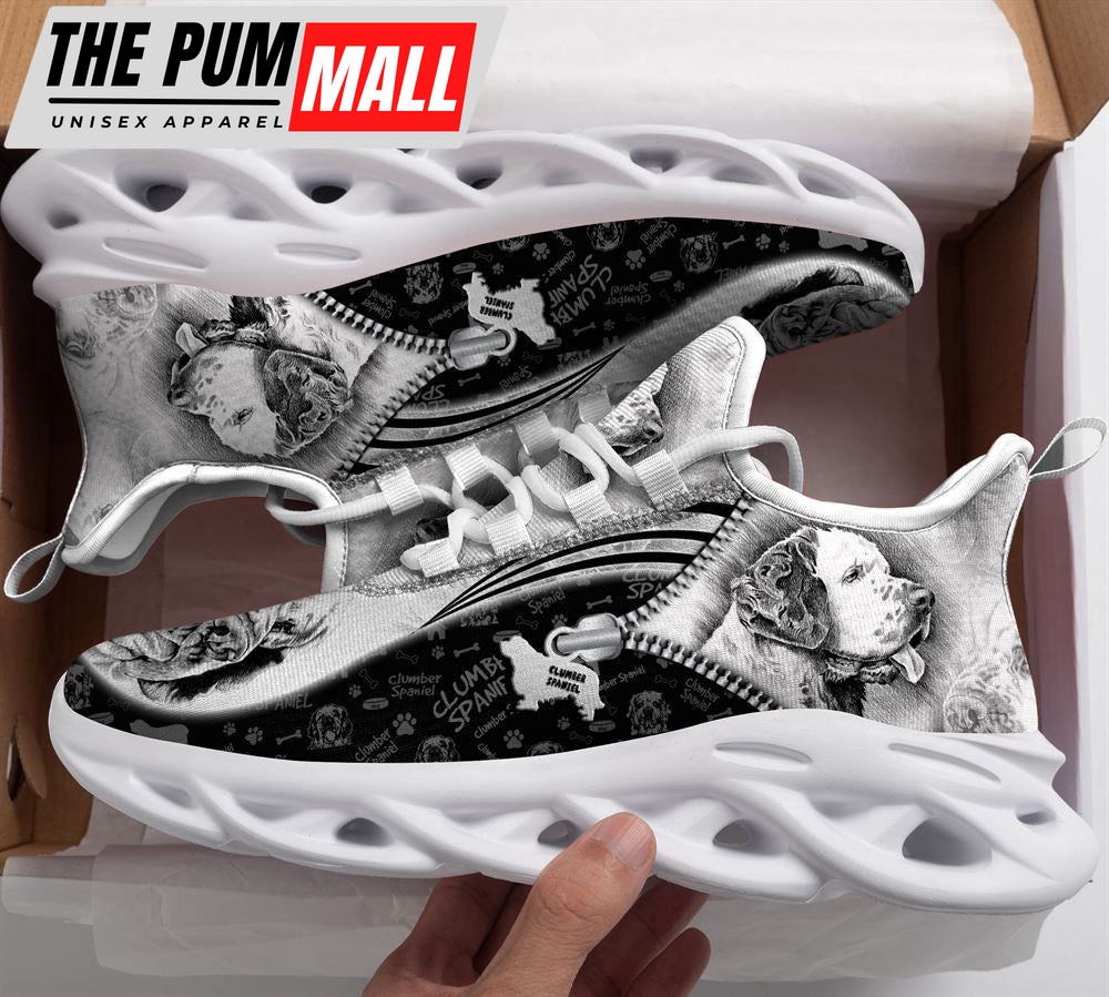 Clumber Spaniel Sketch Max Soul Shoes For Women Men Kid, Gift For Pet Lover
