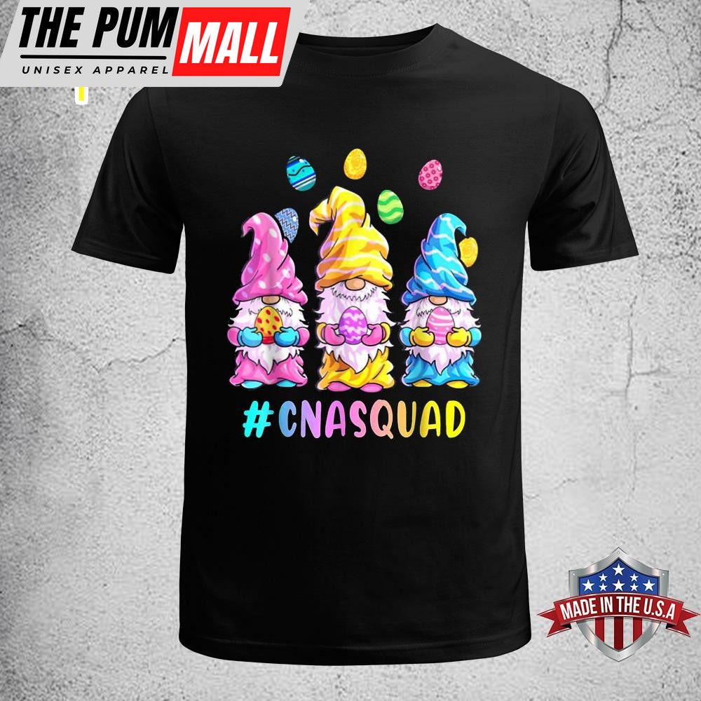 Cna Squad Happy Easter Funny Gnomes Egg Hunt Colorful Eggs Shirt, Best Easter Gifts