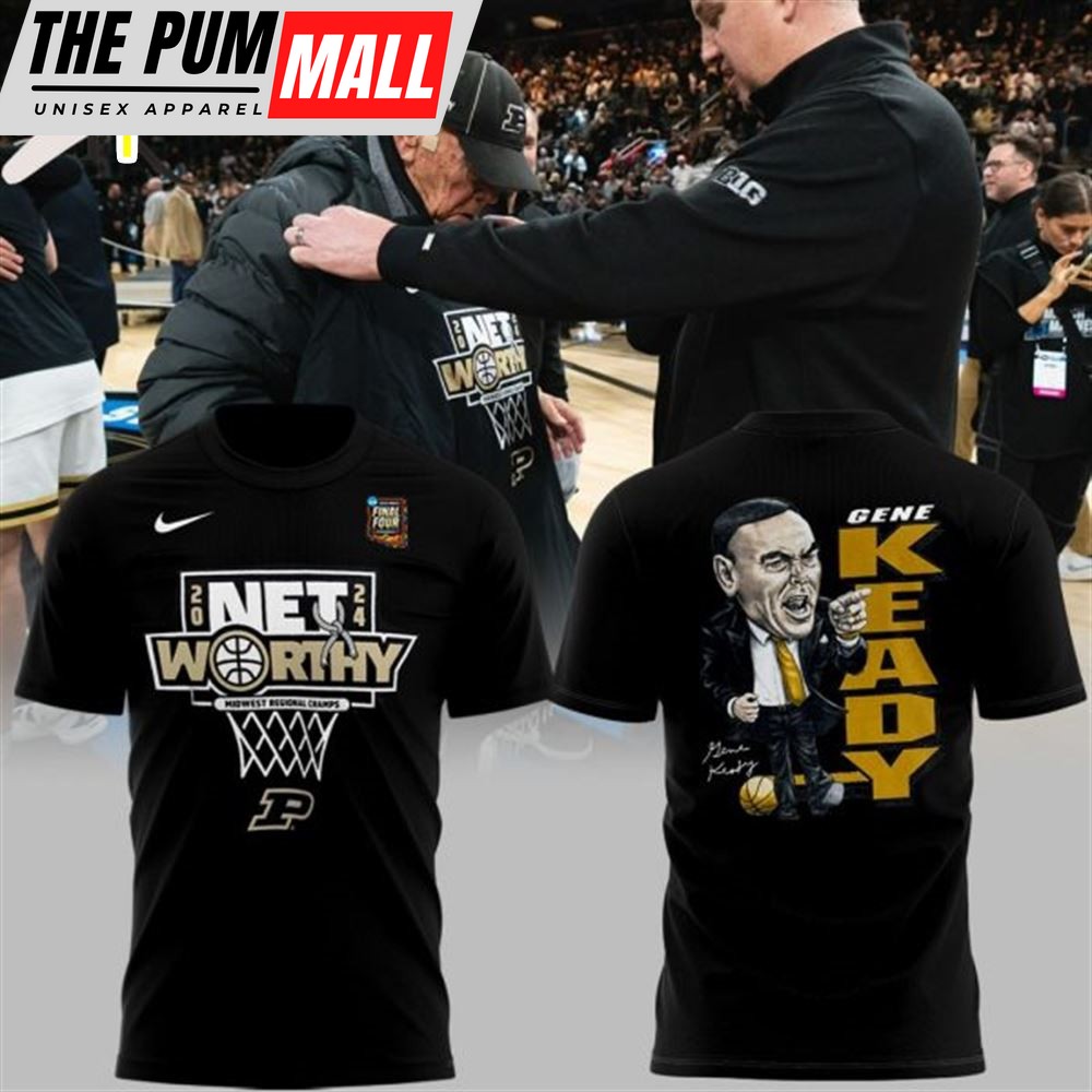 Coach Gene Keady Purdue Boilermakers Men’s Basketball 2024 Final Four Regional Champions T-Shirt