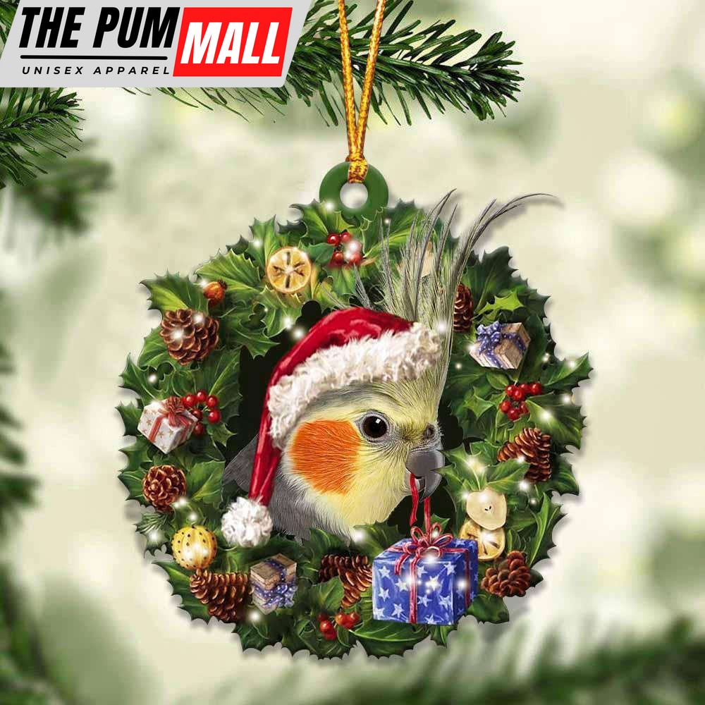Cockatiel And Christmas Ornament 2023 Christmas Tree Ornaments, Gift For Bird Lover Limited Edition
