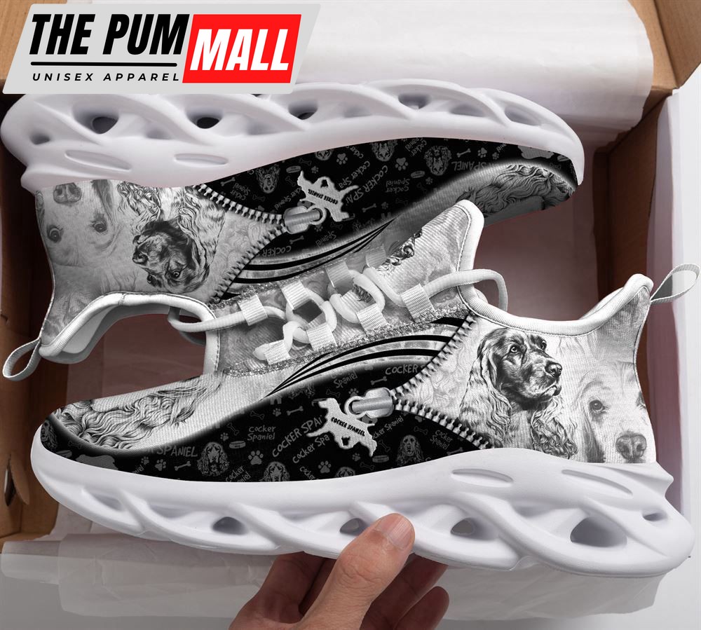 Cocker Spaniel Sketch Max Soul Shoes For Women Men Kid, Gift For Pet Lover