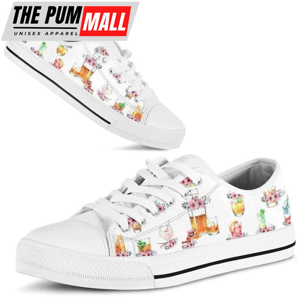 cocktails-tool-flower-watercolor-low-top-shoes-low-top-shoes-mens-women-wkjnl3vs Cocktails Tool Flower Watercolor Low Top Shoes – Low Top Shoes Mens, Women