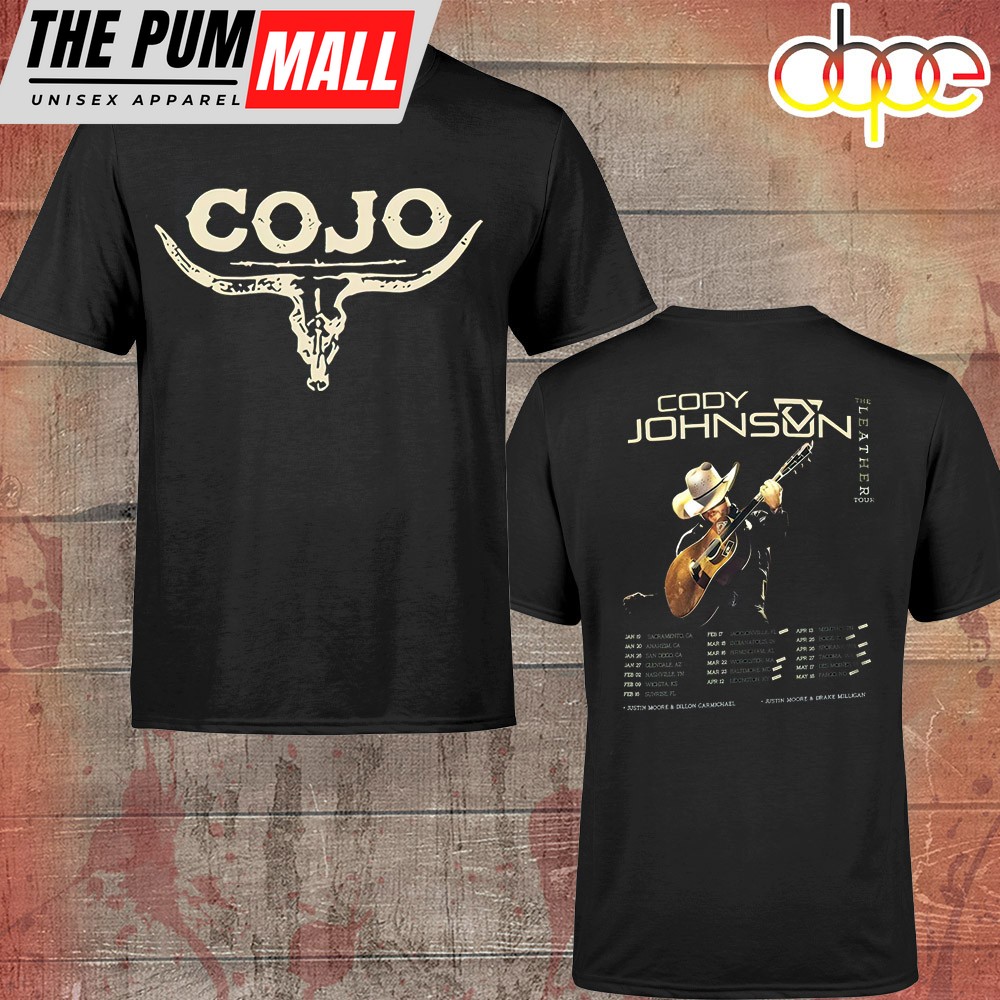Cody Johnson Tour 2024 Country Music Cojo Concert Unisex T-Shirt