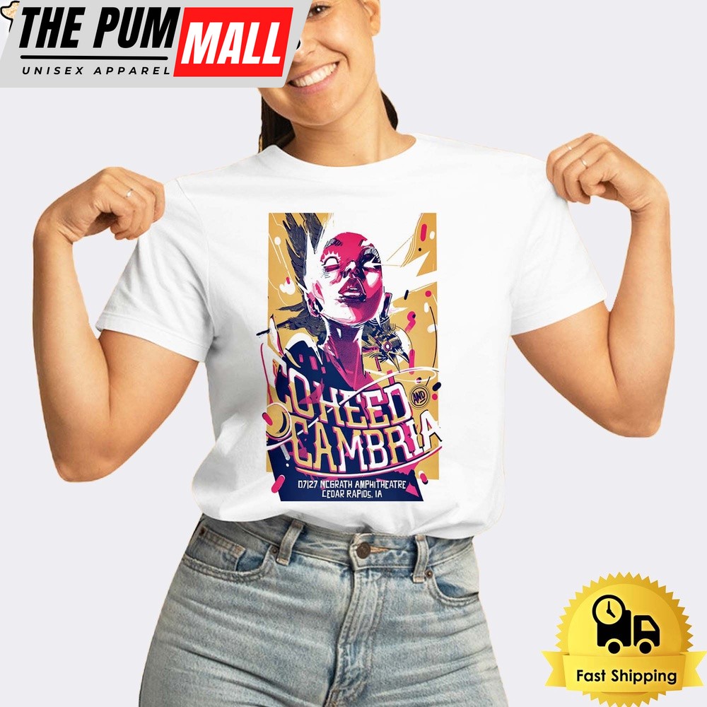 Coheed And Cambria At McGrath Amphitheatre In Cedar Rapids IA July 27 2024 Unisex T-Shirt