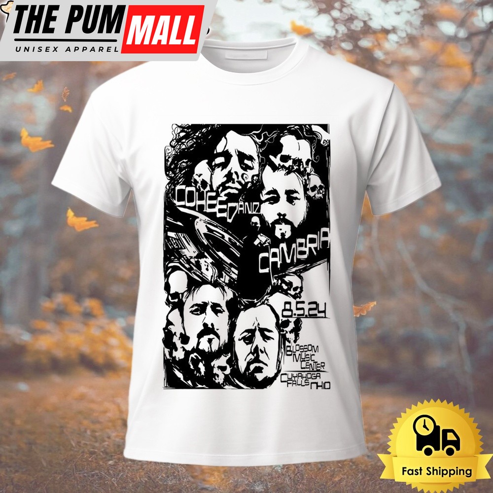 Coheed And Cambria On August 5 2024 Blossom Music Center In Cuyahoga Falls OH T Shirt