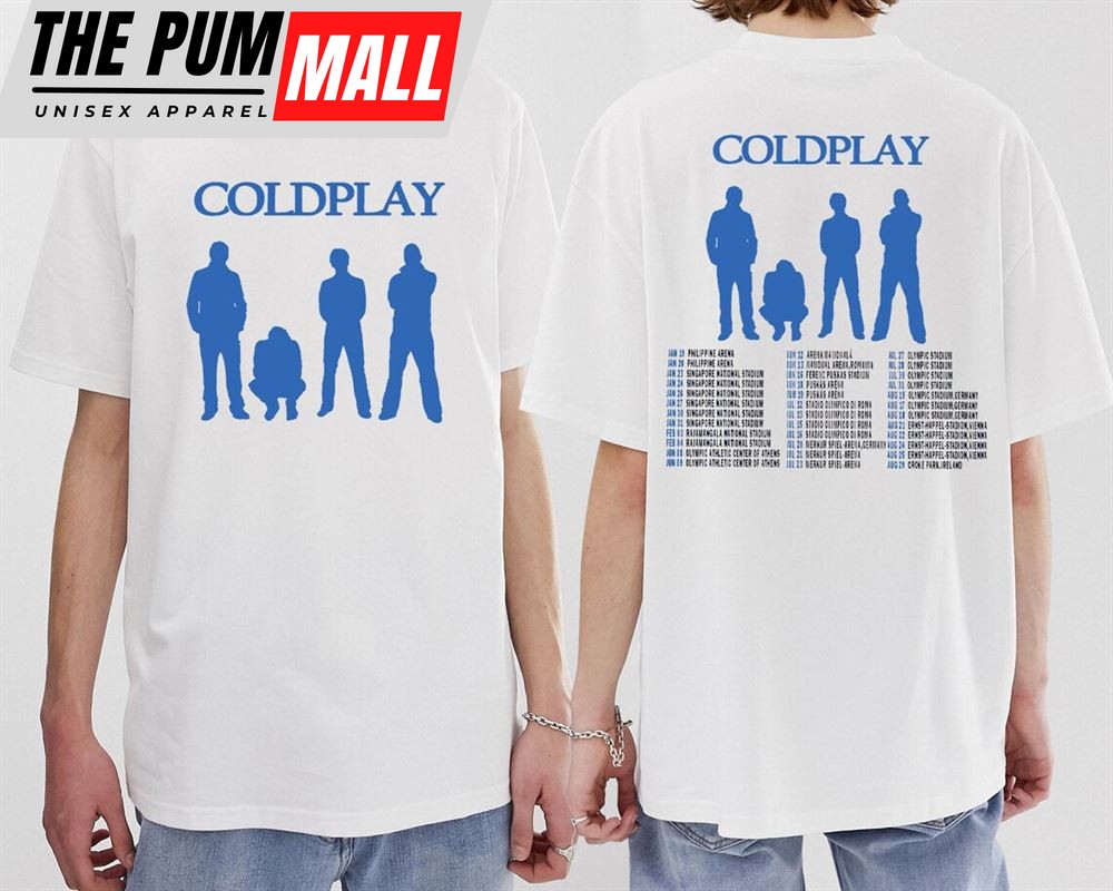 Coldplay Both Sided Coldplay Tour 2024 Shirt