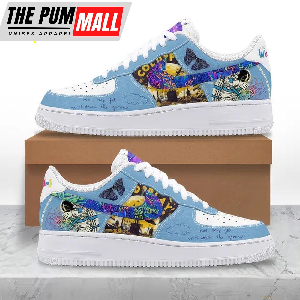 Coldplay Music Air Force 1 Shoes Sneaker