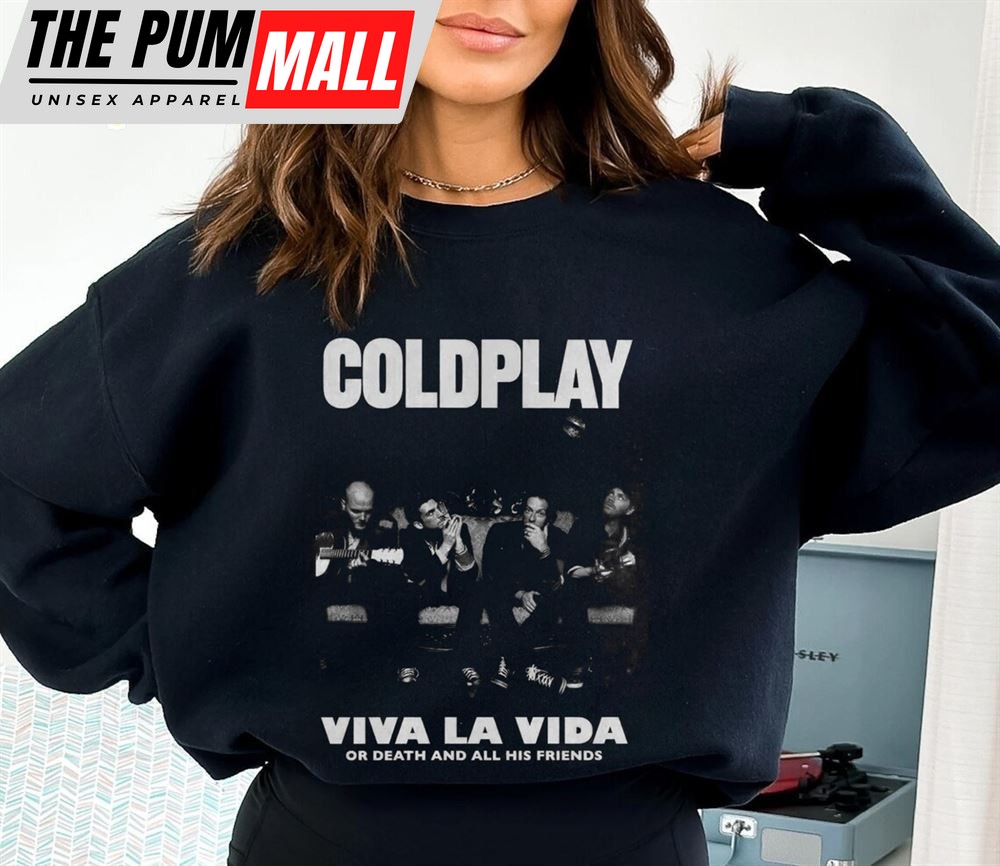 Coldplay Music Band Hoodie, Music Of The Spheres Tour 2024 Sweatshirt