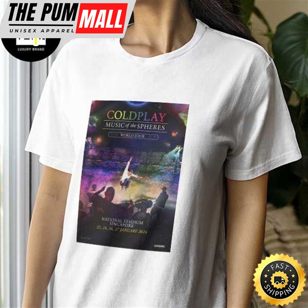 Coldplay Music Of The Spheres January 2025 National Stadium Singapore Classic T-Shirt