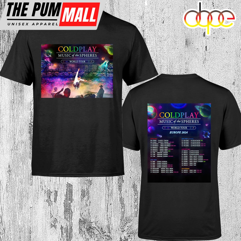 Coldplay Music Tour 2025 UnisexT-Shirt