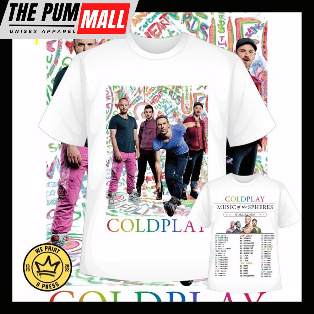 Coldplay World Tour 2024 T-Shirt