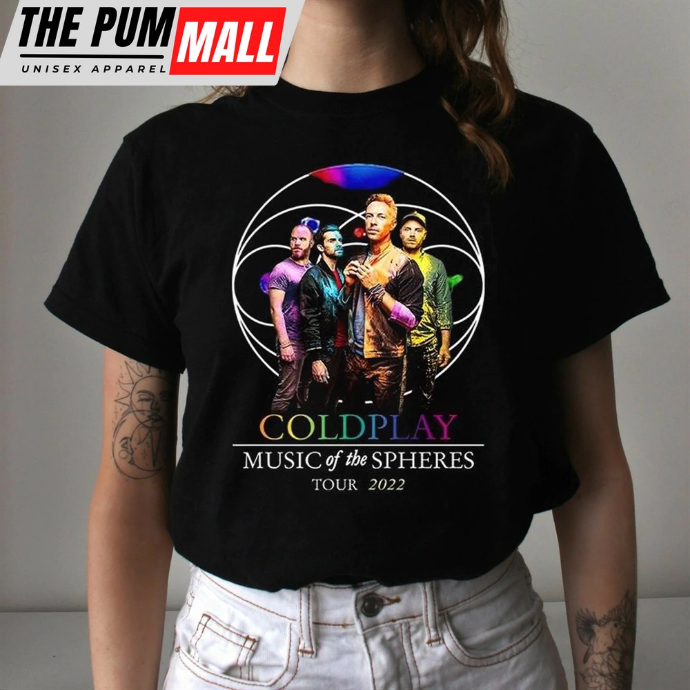 Coldplay World Tour 2025 Coldplay Music Of The Spheres Unisex T-Shirt