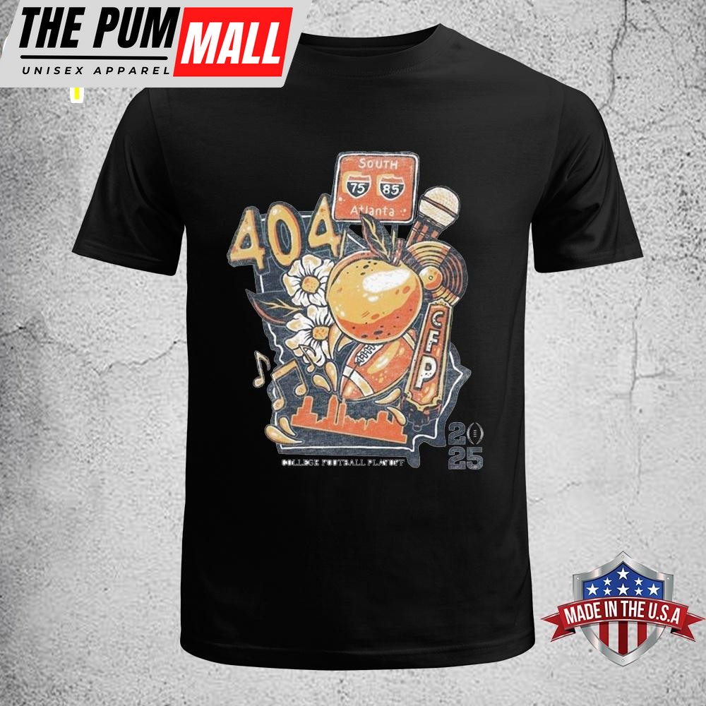 College Football Playoff 2025 Atlanta 404 Unisex T-Shirt