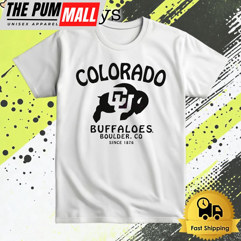 Colorado Buffaloes Football Logo Mascot T Shirt