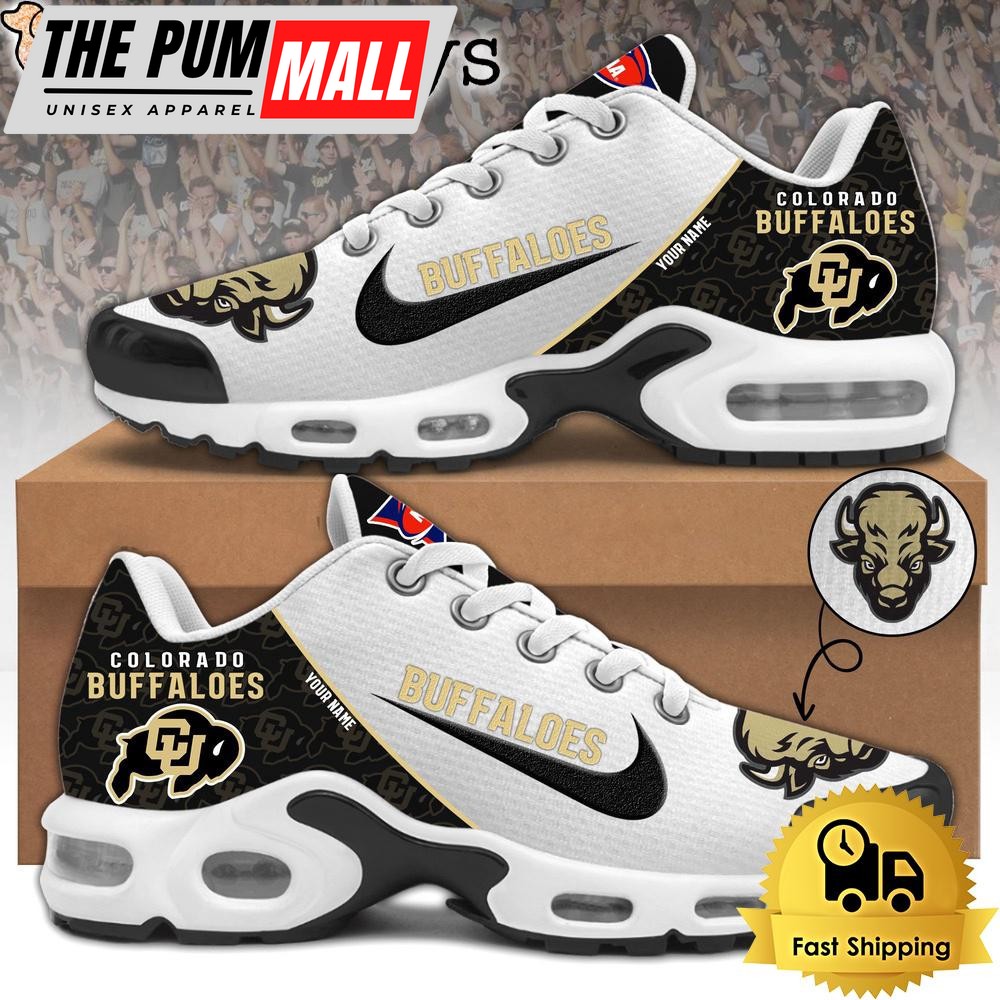 Colorado Buffaloes Football Mascot Symbol Custom Air Max Plus Shoes