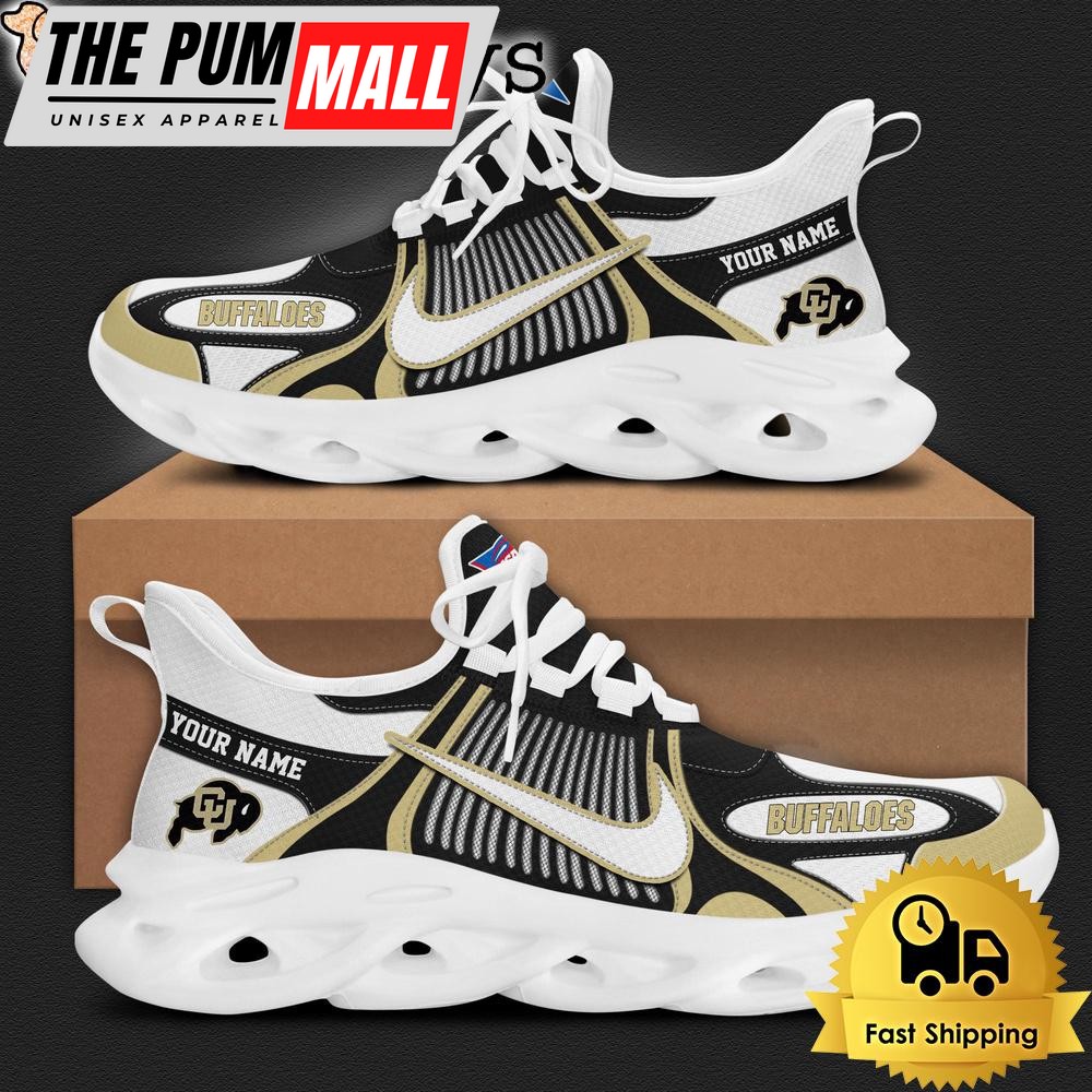 Colorado Buffaloes New Deisgn Logo Team Max Soul Shoes