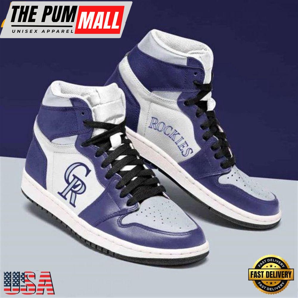 Colorado Rockies Mlb Baseball Air Jd Shoes Sport Sneakers, For Men And Women