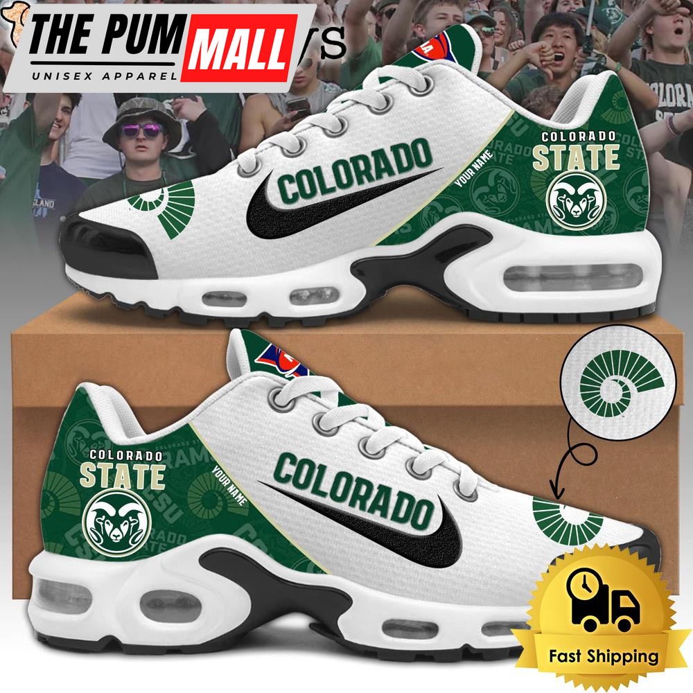 Colorado State Rams Football Mascot Symbol Custom Air Max Plus Shoes