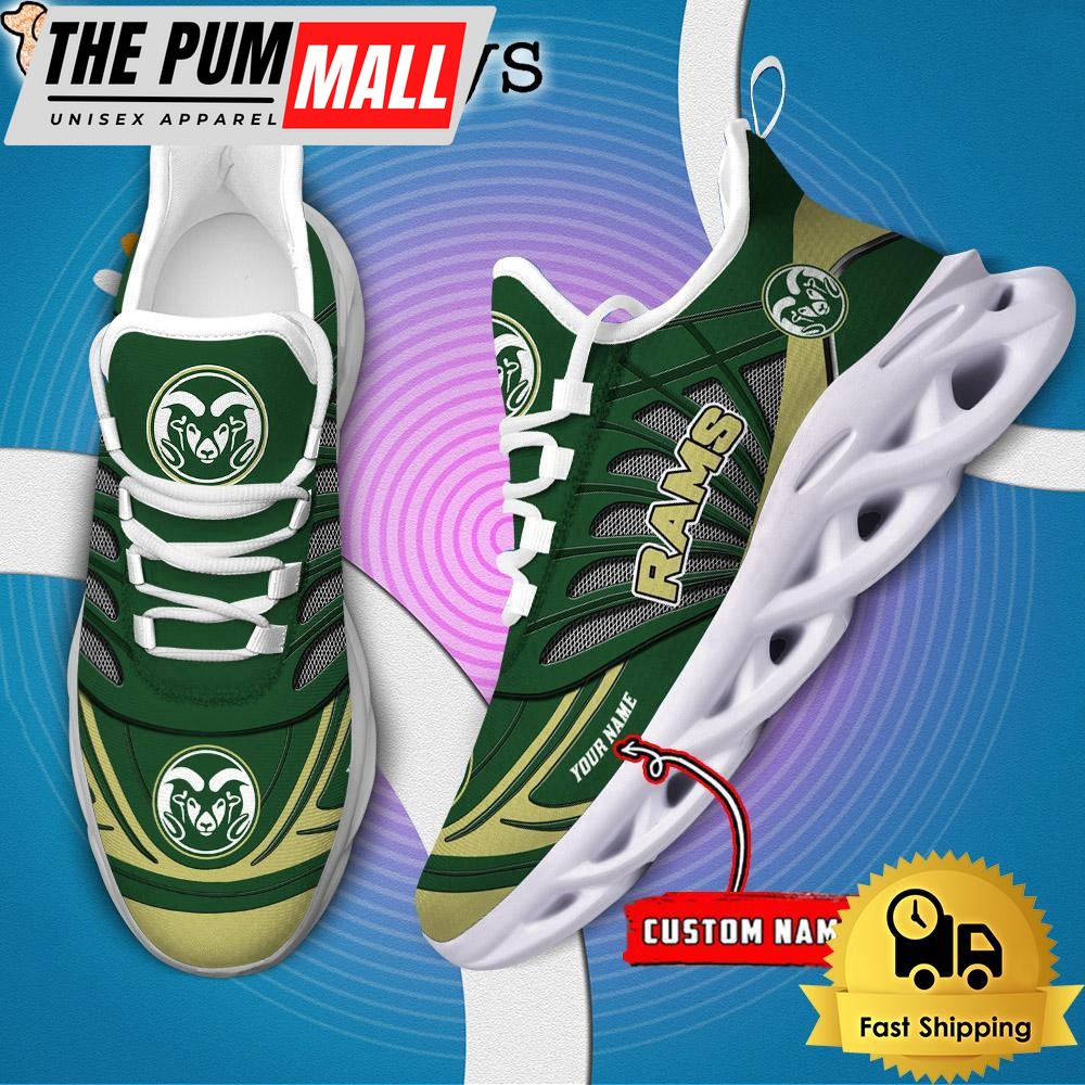 Colorado State Rams NCAA Custom Max Soul Shoes Sneaker