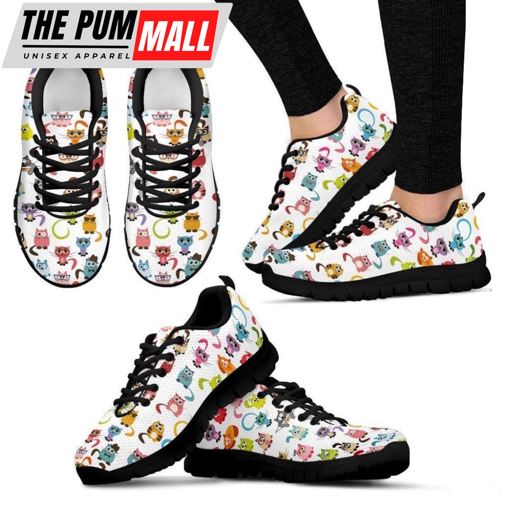 Colorful cats Women’s Sneakers Walking Running Lightweight Casual Shoes For Men And Women