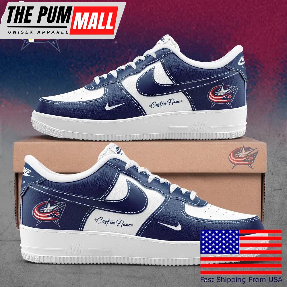 Columbus Blue Jackets Every match is a battle Custom Name Air Force 1 Shoes, Best Sneakers For Walking