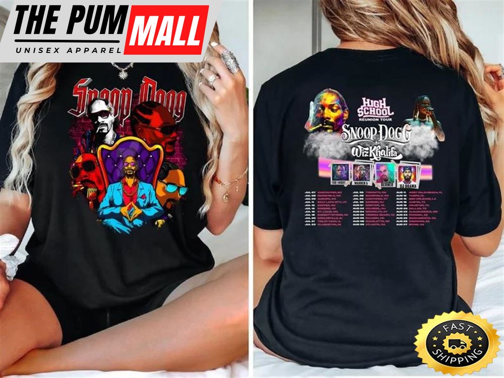 Comfort Colors High School Reunion 2023 Snoop Dogg Wiz Khalifa Shirt