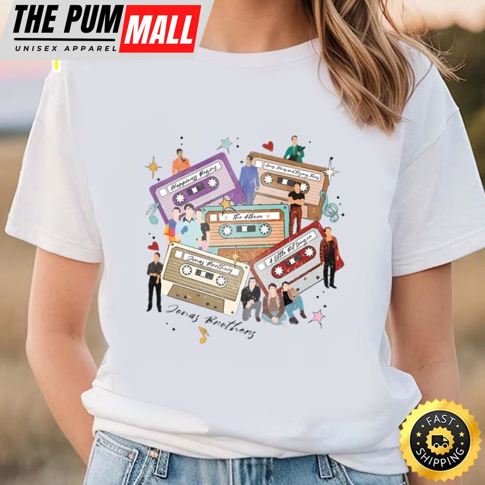Comfort Colors Retro Joe Jonas Brothers Cassette Shirt
