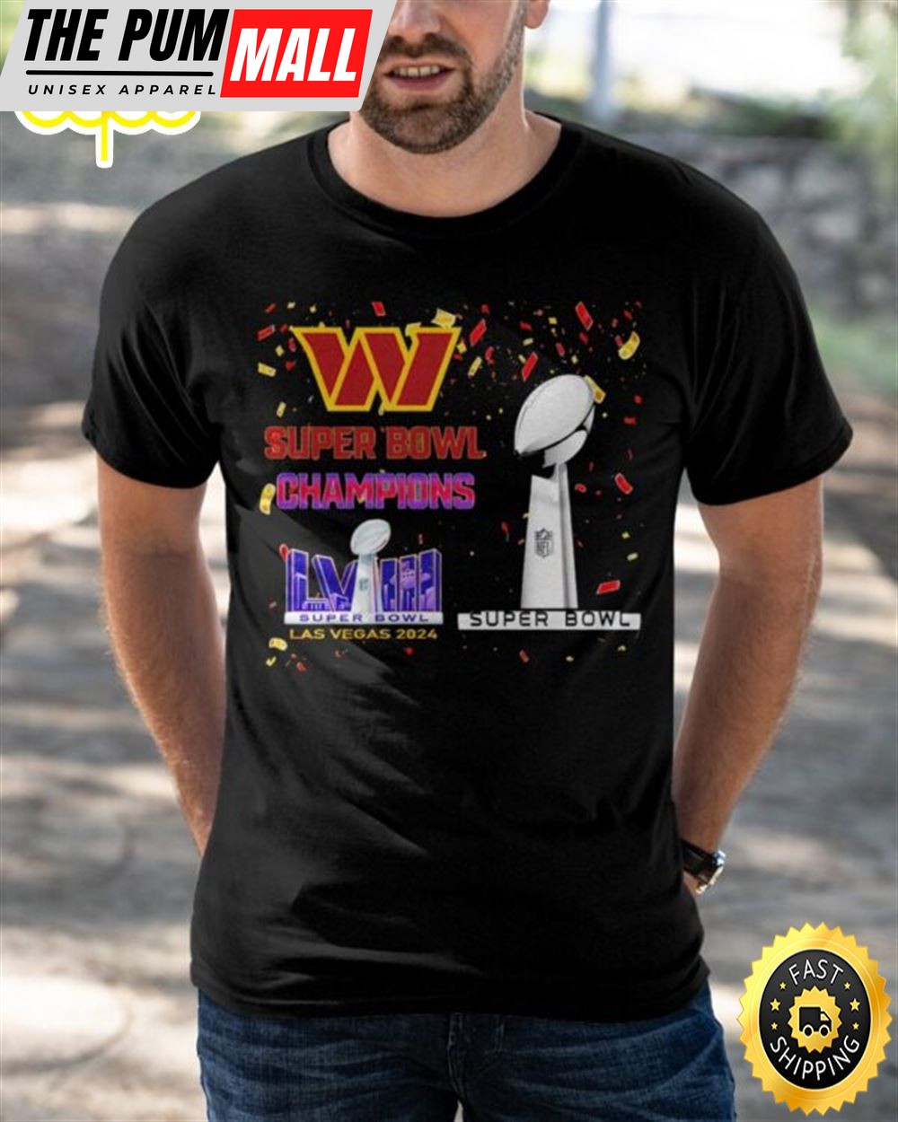 Commanders Super Bowl Champions Lviii Las Vegas 2025 Shirt