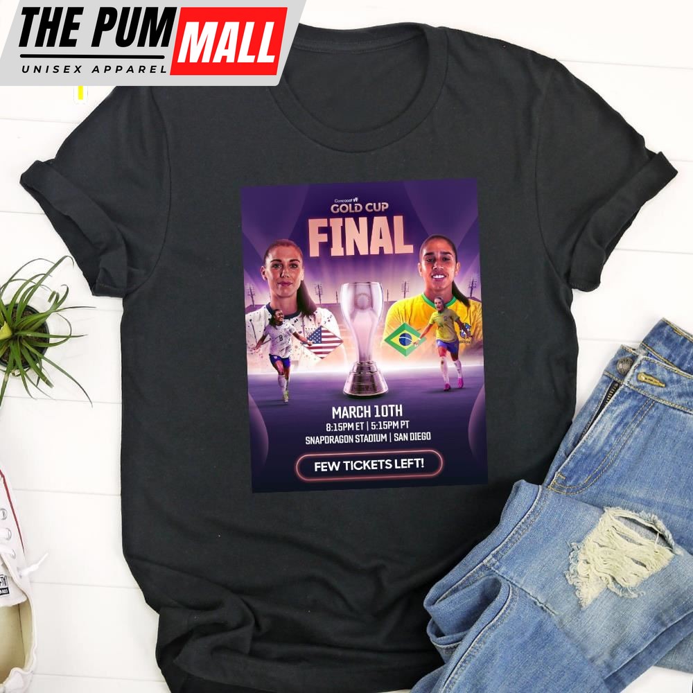 Concacaf W Gold Cup Final Is Set USA Vs Brazil 2025 Snapdragon Stadium San Diego Unisex T-shirt