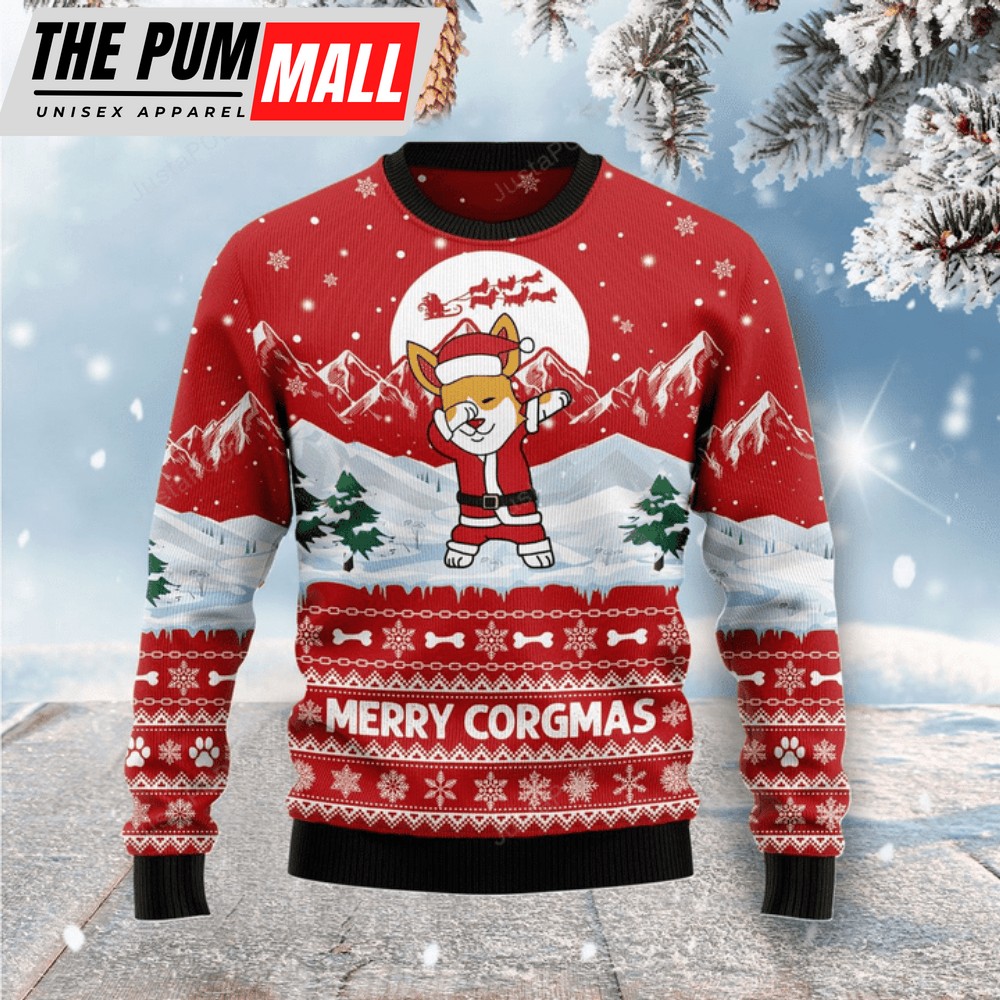 Corgi Dog Merry Xmas Ugly Christmas Sweater, Gift For Christmas 2023