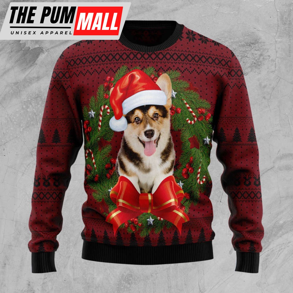 Corgi Wreath D2610 Ugly Christmas Sweater – Noel Malalan Signature
