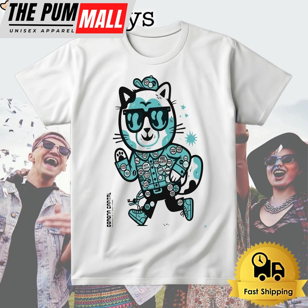 Corona Capital Festival Nov 15-17 2024 Autodromo Hermanos Rodriguez In Mexico City T Shirt