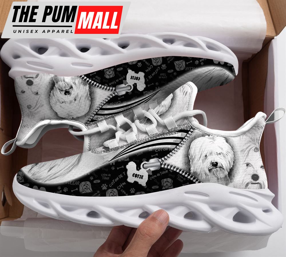 Coton de Tulear Sketch Max Soul Shoes For Women Men Kid, Gift For Pet Lover