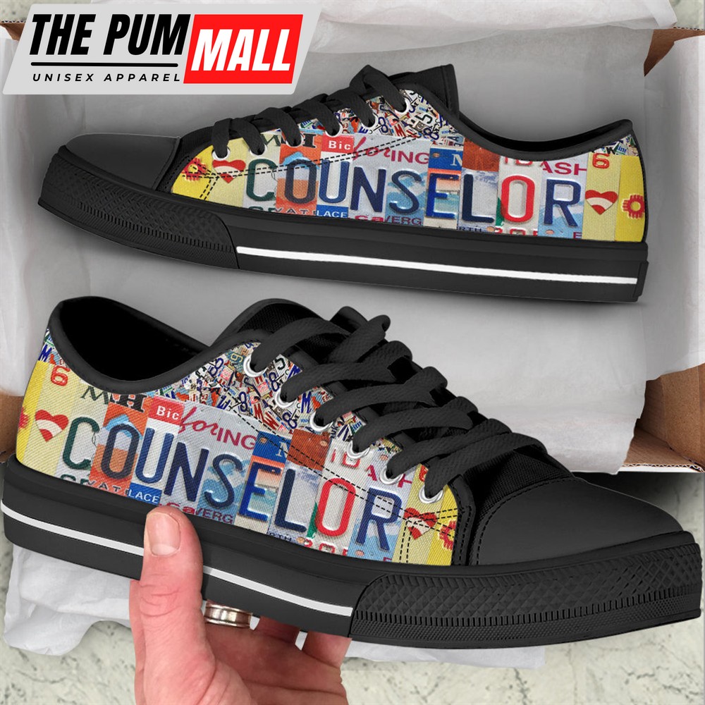 counselor-license-plates-low-top-shoes-best-gift-for-teacher-school-shoes-ma-0jewk9b1 Counselor License Plates Low Top Shoes – Best Gift For Teacher – School Shoes Malalan
