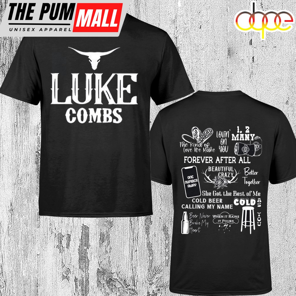 Country Music Tee Luke Combs World Tour 2025 Unisex T-Shirt