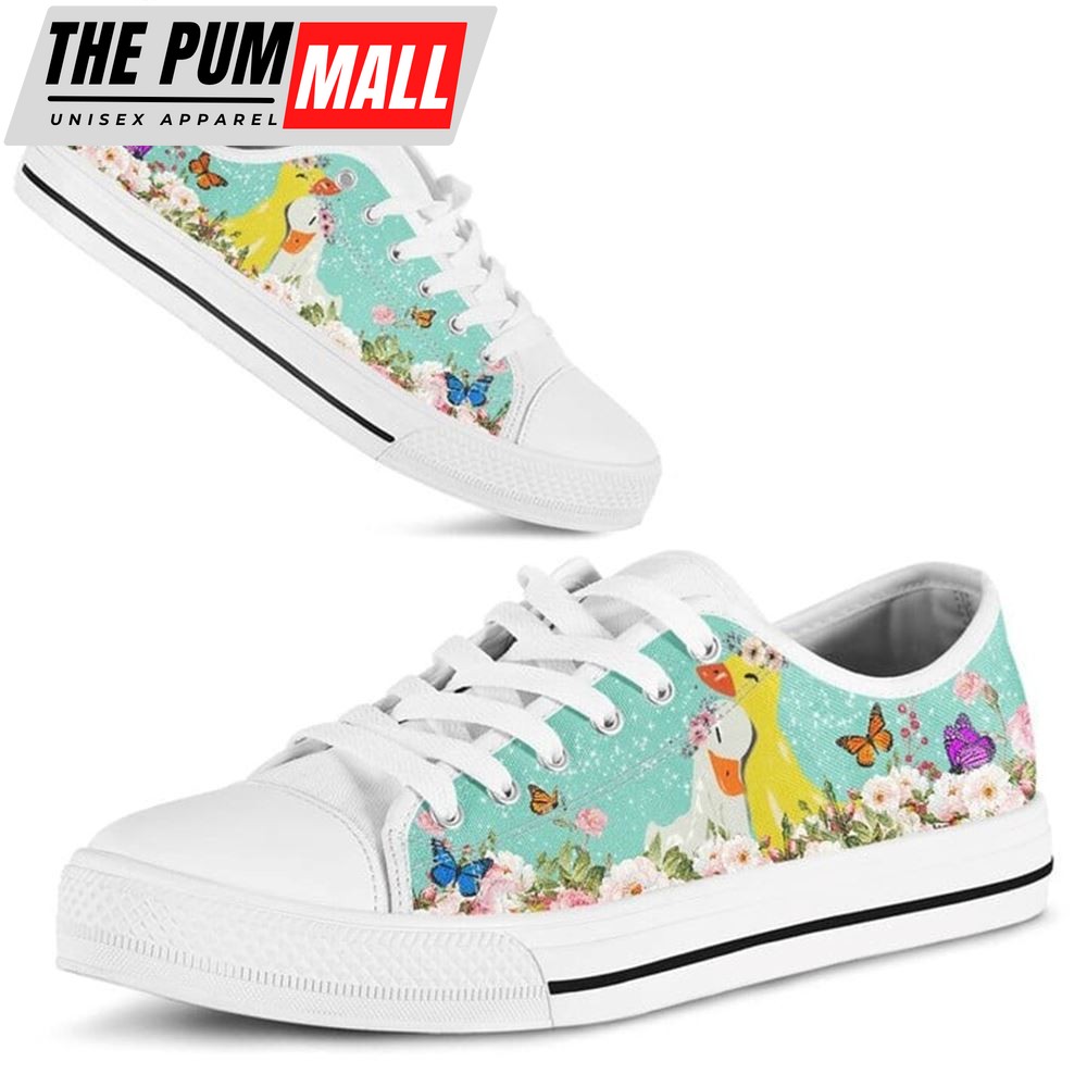 couple-duck-love-flower-watercolor-low-top-shoes-low-top-shoes-mens-women-i5kt33tm Couple Duck Love Flower Watercolor Low Top Shoes – Low Top Shoes Mens, Women