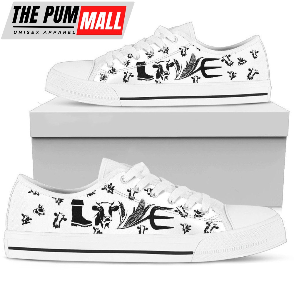 Cow Farmer Women s Low Top Sneakers – Stylish and Comfortable Footwear