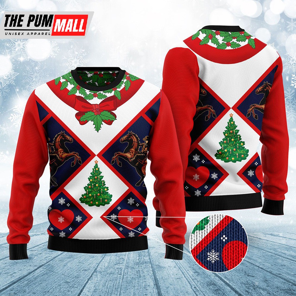 Cowboy Ugly Christmas Sweater Sweater Christmas Unisex