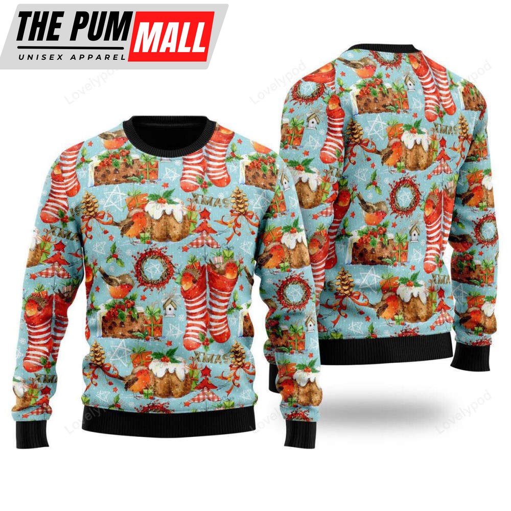 Cozy Robin Bird Christmas Ugly Christmas Sweater – Gift For Christmas